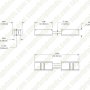 Solderless Clamp-On Up / Down ‘L’ Wire Connector - 8mm COB  LED Strip Lights