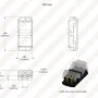 24-18 AWG Wire Splice Connectors - Single/Dual Channel Terminal Splice Taps