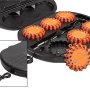 Rechargeable LED Road Flares: Available in Six Packs with Carrying Case