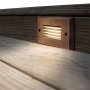 12V LED Deck Lights - Window Rectangular Deck Accent Light with Faceplate - 55 Lumens