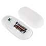 Smartphone or Tablet WiFi Compatible RF Touch Color Remote: Back View Showing Batteries