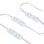 5.5&amp;quot; of flexible wire between each module.