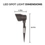 5W Landscape LED Spotlight - 220 Lumens - 25W Equivalent - 4000K/3000K