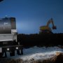 LED Auxiliary Light - 3&amp;quot; Square 18W Heavy Duty Off Road Driving Light with Flush Mount: Installed On Bottom Of Truck