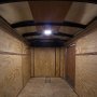 Square LED Vehicle Task Light: Shown Installed In Trailer.