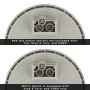 Round LED Truck and Trailer Lights - 4” LED Brake/Turn/Tail Lights - 3-Pin Connector - Flush Mount - 12 LEDs