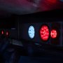 Round LED Truck and Trailer Lights - 4” LED Brake/Turn/Tail Lights w/ 12 High Flux LEDs - 3-Pin Connector: Brake Lights Shown On Back Of Tow Truck