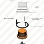 3-3/4&amp;quot; Amber LED Strobe Light Beacon