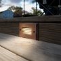 12V LED Deck Lights - Window Rectangular Deck Accent Light with Faceplate - 55 Lumens