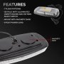 Mini Emergency LED Light Bar - Magnetic Surface Mount - 360° Safety Strobe Light - 12V Plug