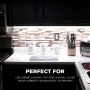 Under Cabinet Smart LED Strip Lighting Kit - 5m LED Tape Light - Alexa / Google Assistant Compatible WiFi / Bluetooth Controller
