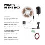 Under Cabinet Smart LED Strip Lighting Kit - 5m LED Tape Light - Alexa / Google Assistant Compatible WiFi / Bluetooth Controller