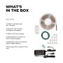 RGBW LED Strip Kit - Color Changing + White LED Tape Light - 5m - Bluetooth Smartphone App Controlled