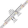 5050 RGB+W LED Strip Light - Color-Changing LED Tape Light w/ White and Multicolor LEDs - 12V - IP20 - 204 lm/ft