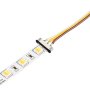 Solderless Clamp On Pigtail Adapter for 10mm Tunable White LED Strip Lights - 8&amp;quot;