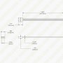 Solderless Clamp On Pigtail Adapter for 10mm RGB LED Strip Lights - 6&amp;quot;