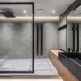 The black PCB construction blends seamlessly into dark surfaces, maintaining design aesthetics