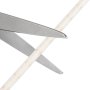 Carefully cut along the cut marks to customize the length