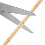 Operating on 24V, this strip light allows for longer runs, while cuttable segments allow for customized length.