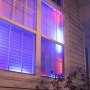 SWDC series Dream-Color Chasing RGB Controller: Installed In Window As Christmas Lighting 