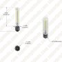 LED Vintage Light Bulb - Radio Style T10 LED Bulb w/ Filament LED - Dimmable
