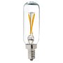 LED Vintage Light Bulb - T8 Shape - Radio Style Candelabra LED Bulb with Filament LED