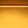 Amber coating filters out light under 520 nanometers.