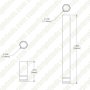 LED Signal Tower Stack Lights - Fixed Mount with 50mm Pole