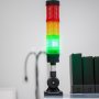Preassembled LED Signal Tower Stack Lights - 2&amp;quot; Diameter - Adjustable Mount with 50mm Pole