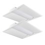 2x2 Recessed LED Steel Troffer Light - 40W - 5300 Lumen - Dimmable - 4000K