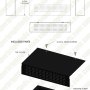 NEMA 1 Power Supply Steel Enclosure - For LPV/LPC-20, -35, -60