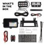 All supplies needed to install the Universal Switch Panel are included