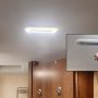 Touch dimmer switch option for ON/OFF and dimming. When OFF, night light mode produces a blue glow for easy access in the dark.