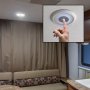 Touch dimmer switch option for ON/OFF and dimming. When OFF, night light mode produces a blue glow for easy access in the dark.