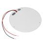 Smooth flat surface for easy mounting - Pigtail electrical connection with 20 AWG wire gauge.