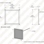 Square LED Panel Light - 12V LED Task Light - 6in x 6in