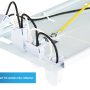 T8 LED Vapor Proof Light Fixture for 4 LED T8 Tubes - Industrial LED Light - 4&#039; Long