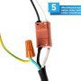 T8 LED Vapor Proof Light Fixture for 4 LED T8 Tubes - Industrial LED Light - 4&#039; Long