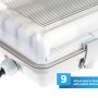 T8 LED Vapor Proof Light Fixture for 4 LED T8 Tubes - Industrial LED Light - 4&#039; Long