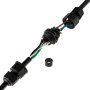 Waterproof 3 Wire Terminal Block Connector: Screw Wires Into Terminals For Connection 