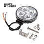 Includes an adjustable stainless steel mounting bracket and installation hardware
