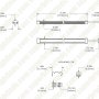 Waterproof LED Light Bar - 24VDC - 400 lm/ft - Dimmable - 4000K / 5000K