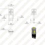 921 LED Bulb - 15 SMD LED Wedge Base Tower