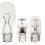 194 LED Bulb - 1 LED Wedge Base: Profile View With Size Comparison To 194 &amp; 921 Stock Bulbs