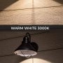 Available in 2 different color temperatures, both options provide a wide 120° beam angle for providing both visibility and security lighting around perimeters and entryways.