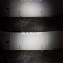 LED Light Pod - 3.5&amp;quot; Square Mini LED Work Light - 22W - 1,600 Lumens: Beam Angles Shown 10ft Away From Building Wall