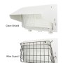 100W White LED Wall Pack - 13000 Lumens - Glass Lens - 1000W MH Equivalent - 5000K