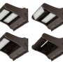 Each LED module can be rotated to allow custom distribution of light: down, up, or out.