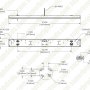 4ft LED Wraparound Fixture - Selectable CCT - Selectable Wattage - Up To 7,800 Lumens - 3500K / 4000K / 5000K - 55W / 60W / 65W