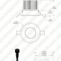 LED In-Ground Well Light - 6 Watt(remote sold separately) 